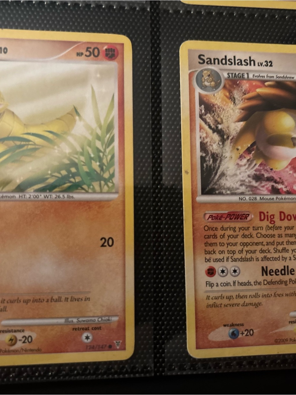 Supreme Victors Pokemon Trading Cards Sandshrew Sandslash
